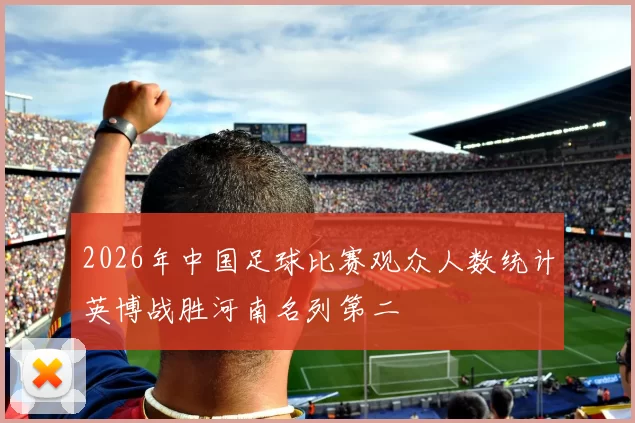2026年中国足球比赛观众人数统计英博战胜河南名列第二